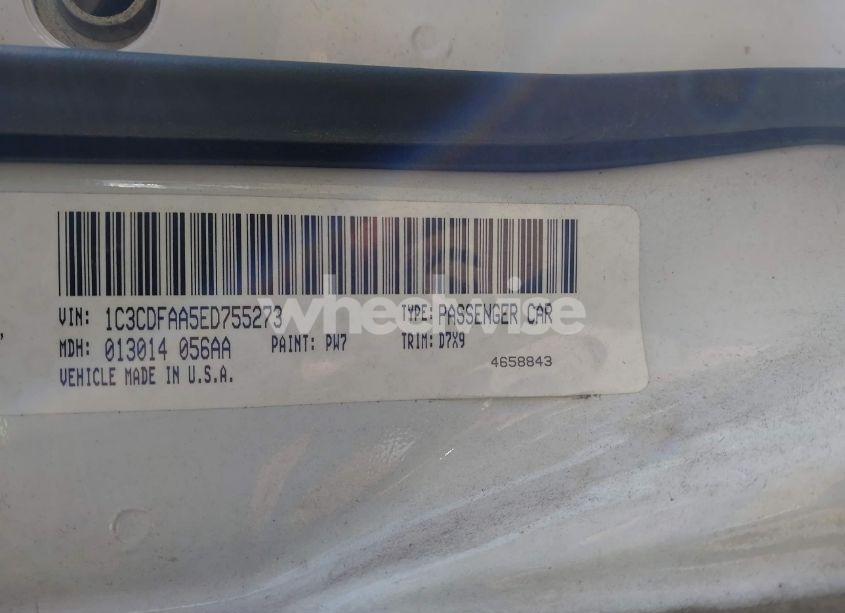 Photo 9 of 2014 Dodge Dart SE (VIN 1C3CDFAA5ED755273)