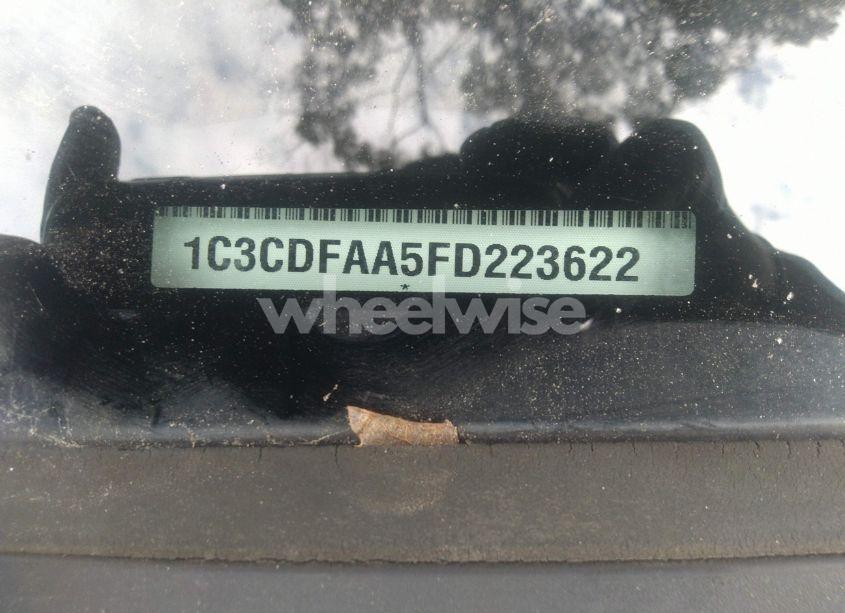 Photo 9 of 2015 Dodge Dart SE (VIN 1C3CDFAA5FD223622)