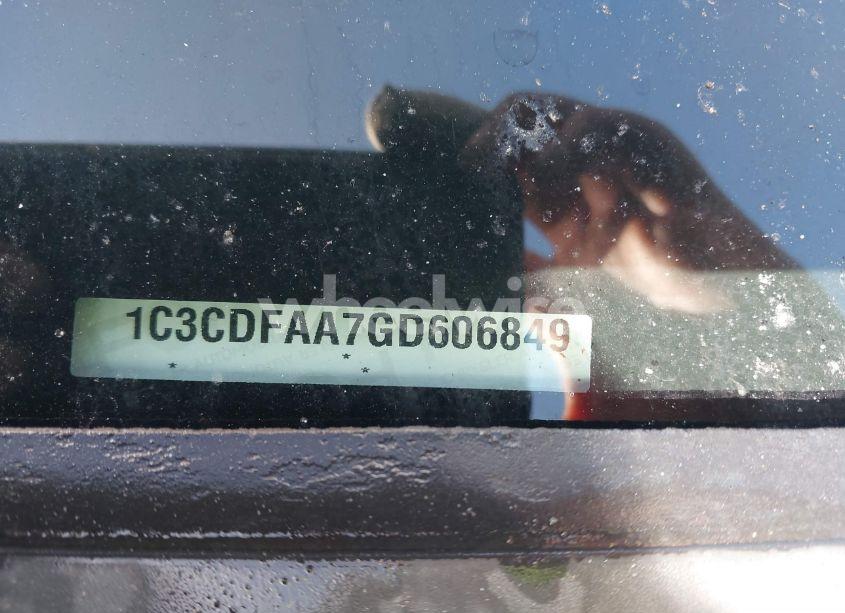 Photo 9 of 2016 Dodge Dart SE (VIN 1C3CDFAA7GD606849)