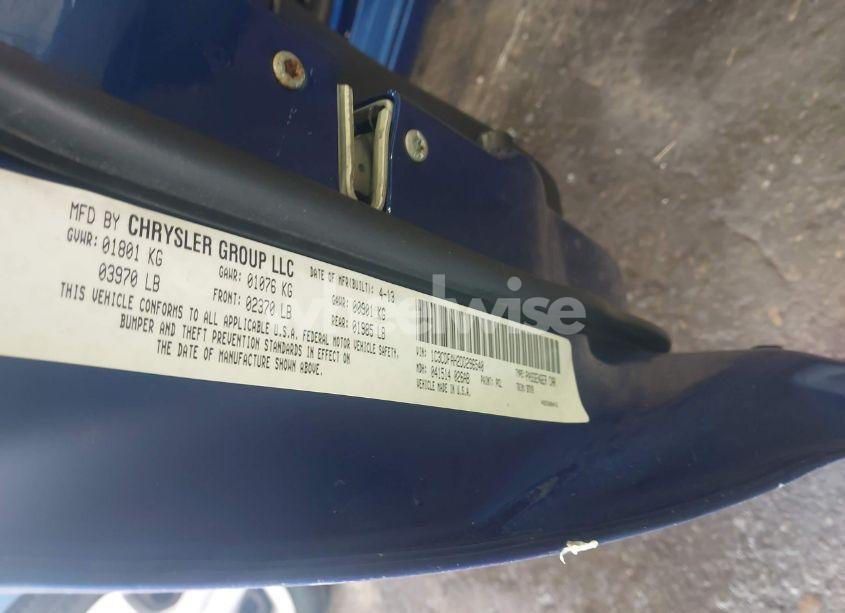 Photo 9 of 2013 Dodge Dart AERO (VIN 1C3CDFAH2DD296540)