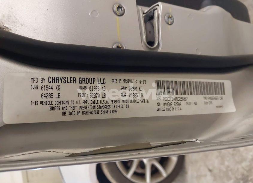 Photo 9 of 2013 Dodge Dart SXT (VIN 1C3CDFBA0DD296067)