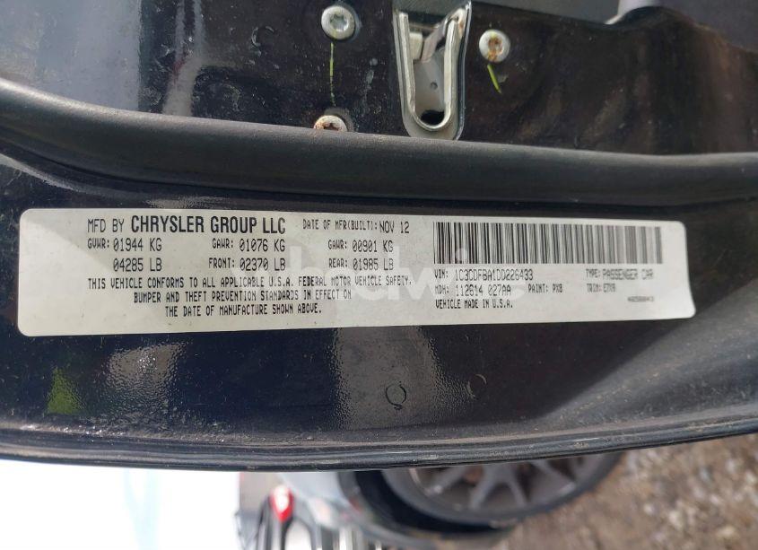 Photo 9 of 2013 Dodge Dart SXT (VIN 1C3CDFBA1DD226433)