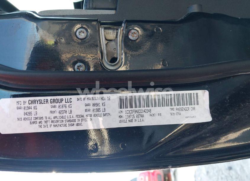 Photo 9 of 2013 Dodge Dart RALLYE (VIN 1C3CDFBA2DD142248)