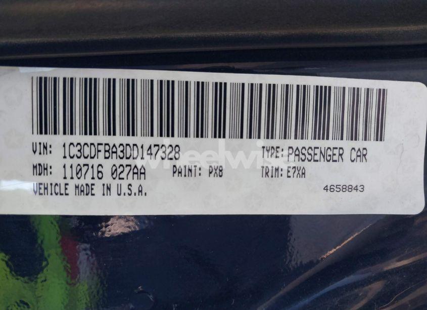 Photo 9 of 2013 Dodge Dart SXT (VIN 1C3CDFBA3DD147328)