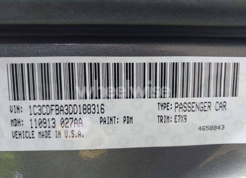 Photo 9 of 2013 Dodge Dart SXT (VIN 1C3CDFBA3DD188316)