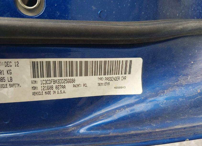 Photo 9 of 2013 Dodge Dart SXT (VIN 1C3CDFBA3DD256680)