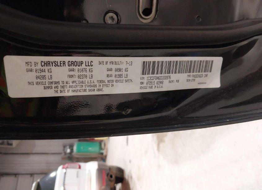 Photo 9 of 2013 Dodge Dart SXT (VIN 1C3CDFBA6DD332876)