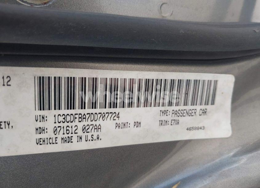 Photo 9 of 2013 Dodge Dart SXT (VIN 1C3CDFBA7DD707724)