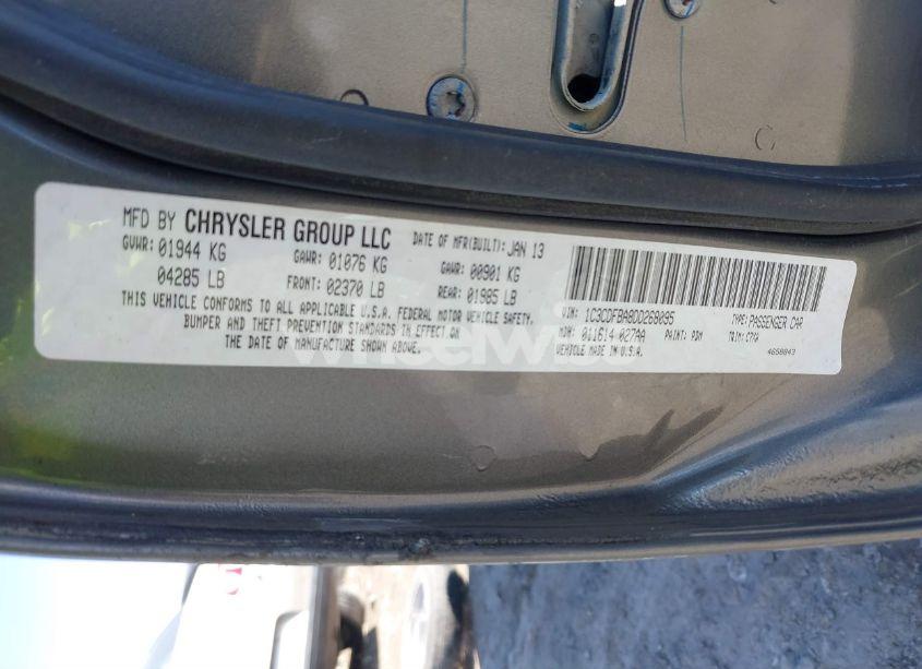 Photo 9 of 2013 Dodge Dart RALLYE (VIN 1C3CDFBA8DD268095)