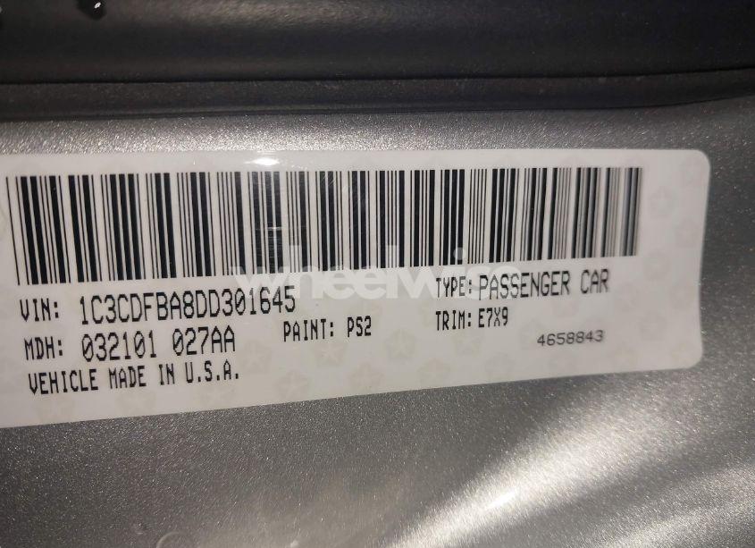 Photo 9 of 2013 Dodge Dart SXT (VIN 1C3CDFBA8DD301645)