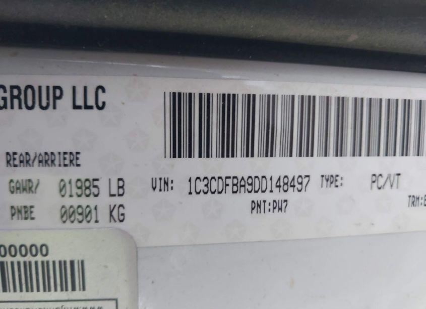 Photo 9 of 2013 Dodge Dart SXT/RALLYE (VIN 1C3CDFBA9DD148497)