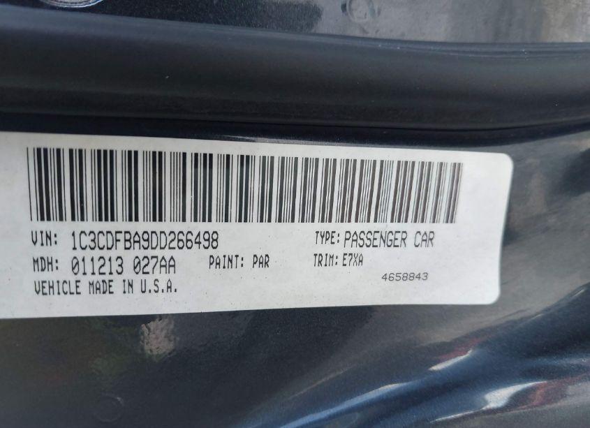 Photo 9 of 2013 Dodge Dart SXT (VIN 1C3CDFBA9DD266498)