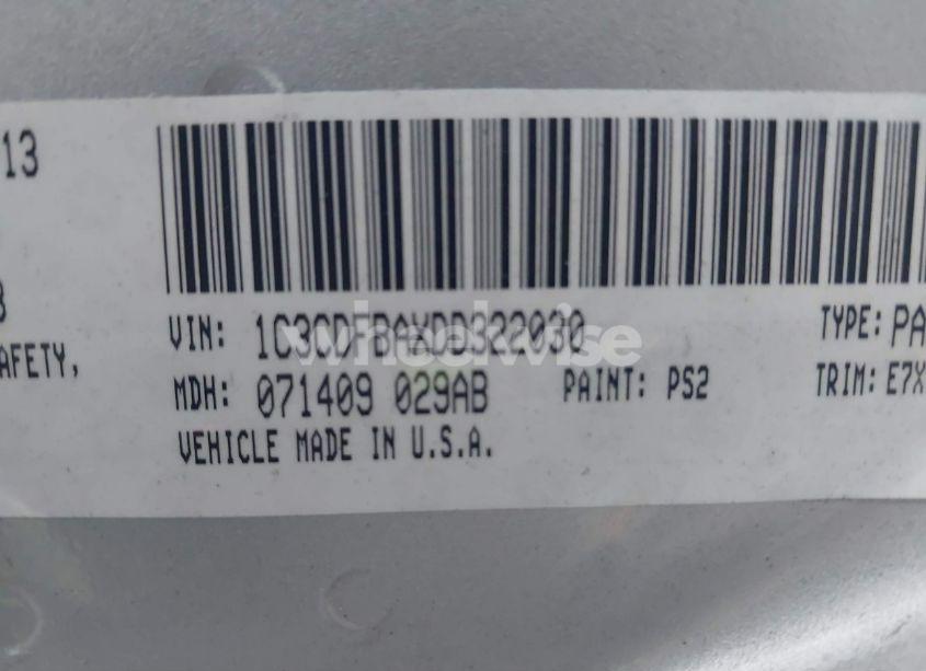 Photo 9 of 2013 Dodge Dart SXT (VIN 1C3CDFBAXDD322030)