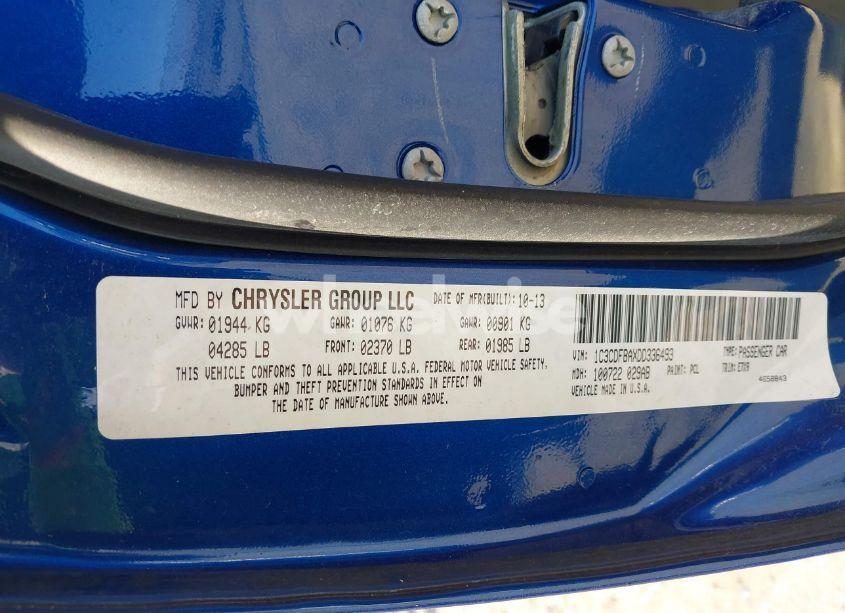 Photo 9 of 2013 Dodge Dart SXT (VIN 1C3CDFBAXDD336493)