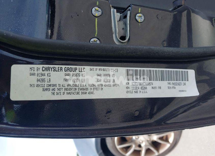 Photo 9 of 2014 Dodge Dart SXT (VIN 1C3CDFBB0ED680974)