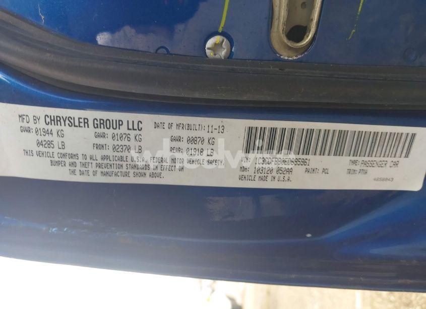 Photo 9 of 2014 Dodge Dart SXT (VIN 1C3CDFBB0ED695961)