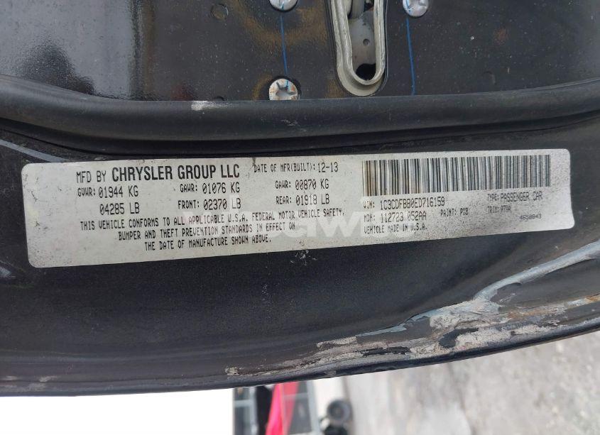 Photo 9 of 2014 Dodge Dart SXT (VIN 1C3CDFBB0ED716159)