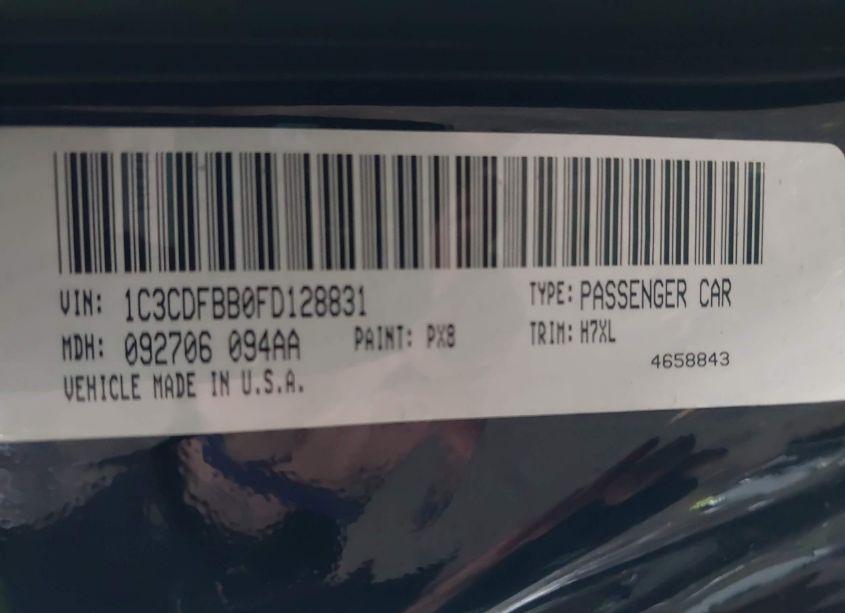 Photo 9 of 2015 Dodge Dart SXT (VIN 1C3CDFBB0FD128831)