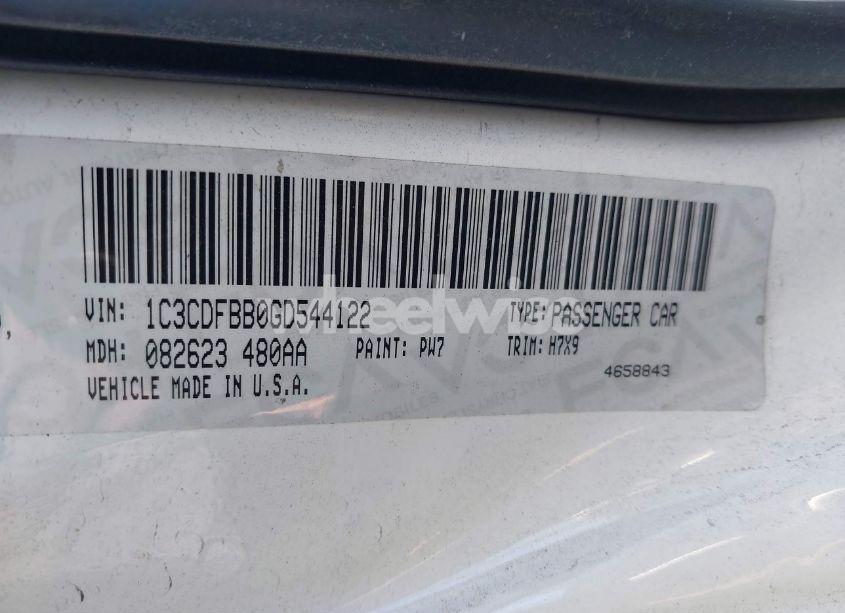 Photo 9 of 2016 Dodge Dart SXT (VIN 1C3CDFBB0GD544122)