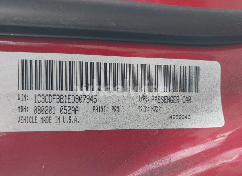 Photo 9 of 2014 Dodge Dart SXT (VIN 1C3CDFBB1ED907945)