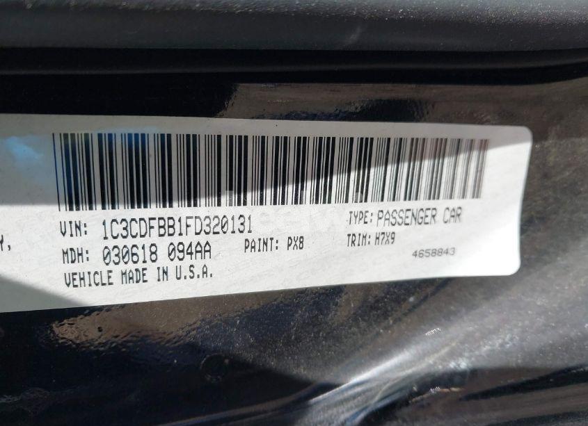 Photo 9 of 2015 Dodge Dart SXT (VIN 1C3CDFBB1FD320131)