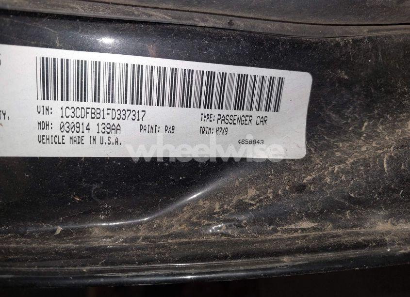 Photo 9 of 2015 Dodge Dart SXT (VIN 1C3CDFBB1FD337317)