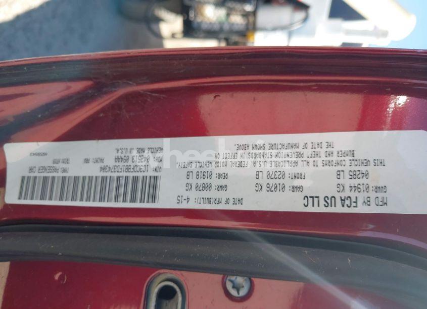 Photo 9 of 2015 Dodge Dart SXT (VIN 1C3CDFBB1FD374304)