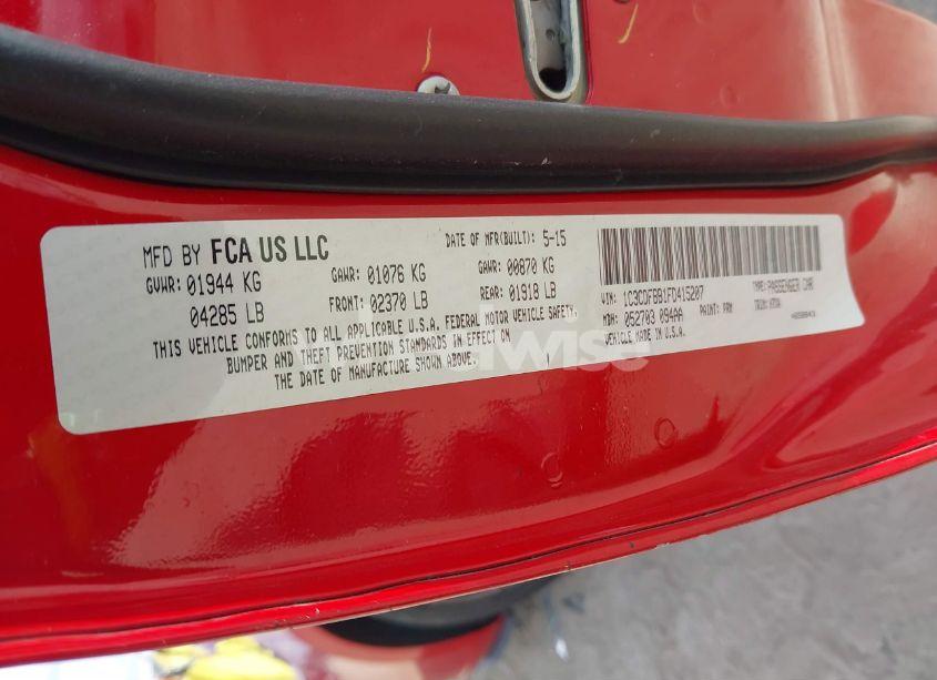 Photo 9 of 2015 Dodge Dart SXT (VIN 1C3CDFBB1FD415207)