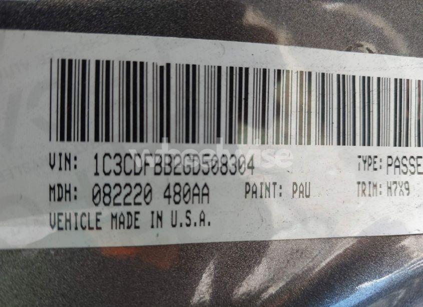 Photo 9 of 2016 Dodge Dart SXT (VIN 1C3CDFBB2GD508304)