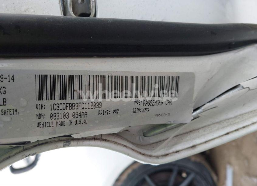 Photo 9 of 2015 Dodge Dart SXT (VIN 1C3CDFBB3FD112039)