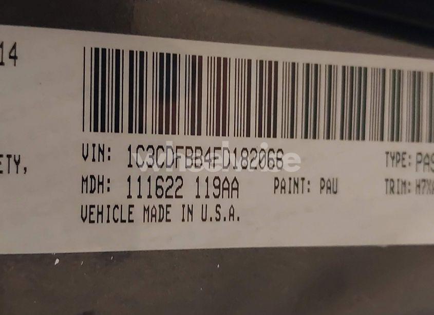 Photo 9 of 2015 Dodge Dart SXT (VIN 1C3CDFBB4FD182066)