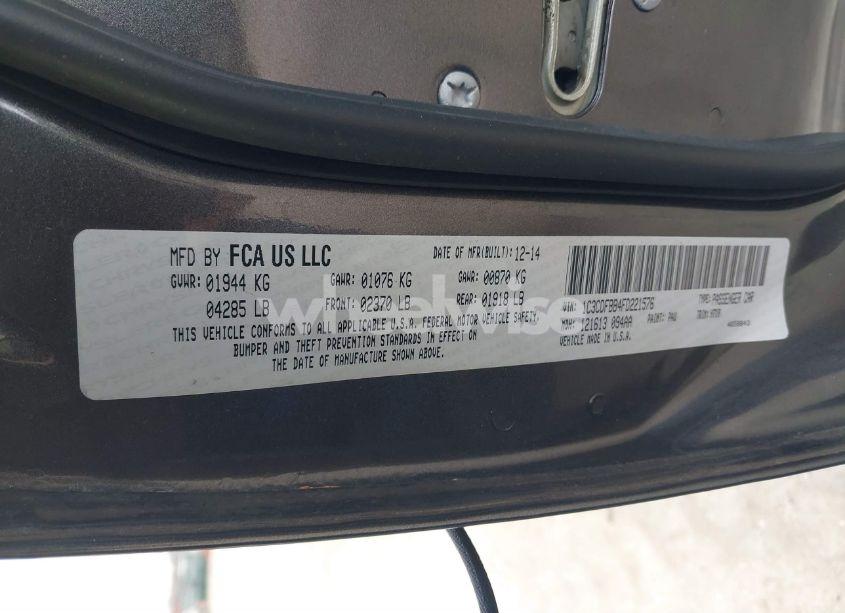 Photo 9 of 2015 Dodge Dart SXT (VIN 1C3CDFBB4FD221576)