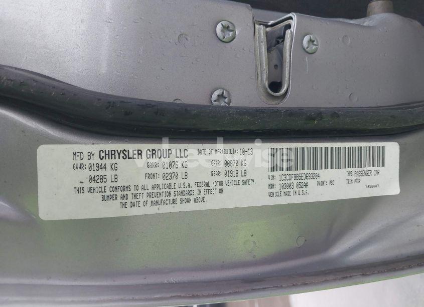 Photo 9 of 2014 Dodge Dart SXT (VIN 1C3CDFBB5ED693204)