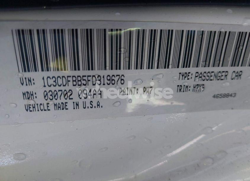 Photo 9 of 2015 Dodge Dart SXT (VIN 1C3CDFBB5FD319676)