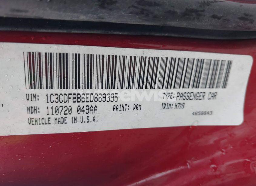 Photo 9 of 2014 Dodge Dart SXT (VIN 1C3CDFBB6ED669395)