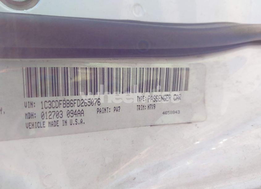 Photo 9 of 2015 Dodge Dart SXT (VIN 1C3CDFBB6FD265076)