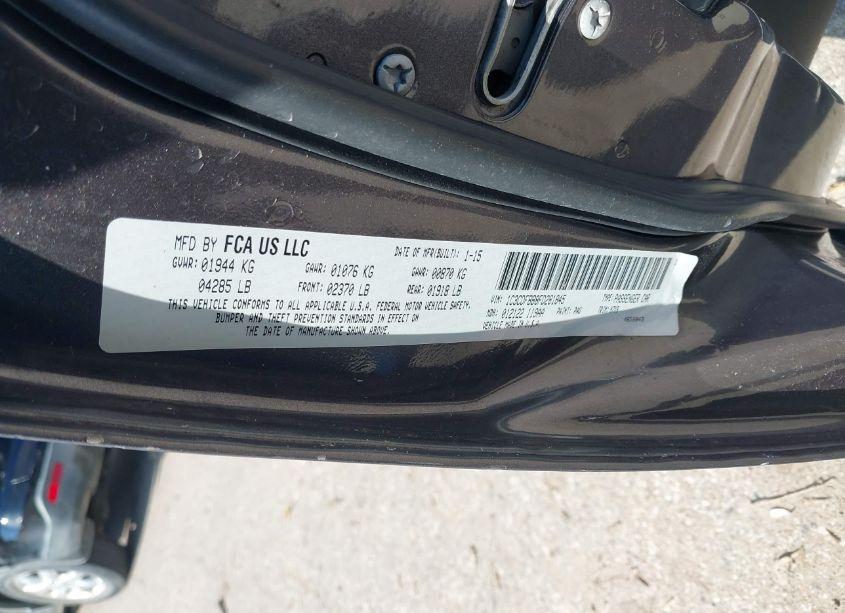 Photo 9 of 2015 Dodge Dart SXT (VIN 1C3CDFBB8FD281845)