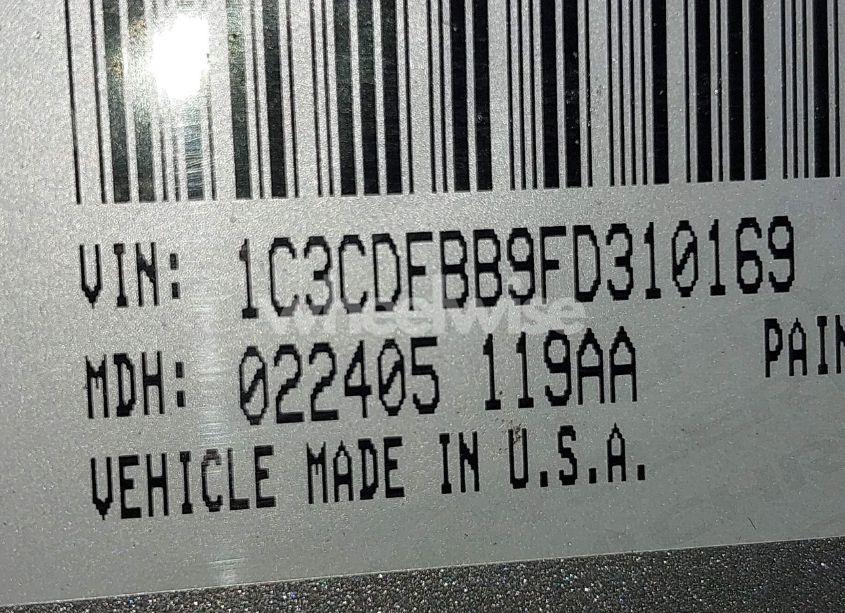 Photo 9 of 2015 Dodge Dart SXT (VIN 1C3CDFBB9FD310169)