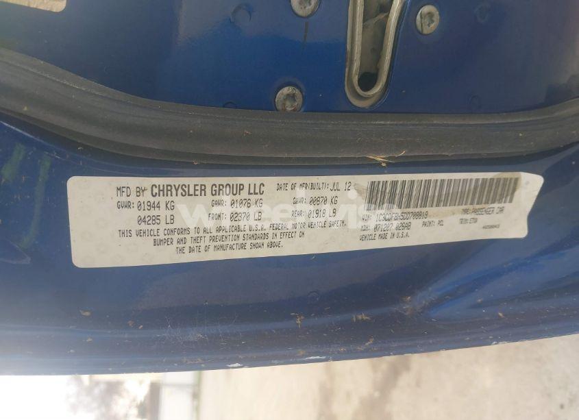 Photo 9 of 2013 Dodge Dart SXT (VIN 1C3CDFBH5DD708819)