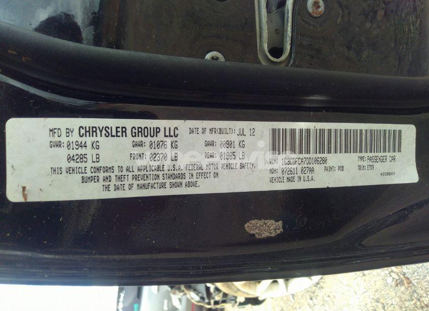 Photo 9 of 2013 Dodge Dart LIMITED (VIN 1C3CDFCA7DD106280)