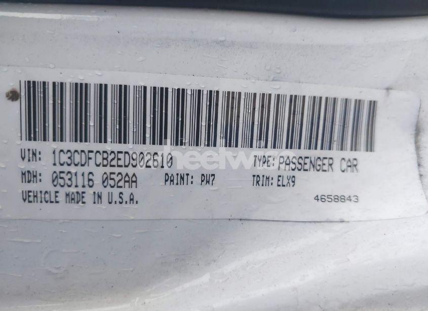 Photo 9 of 2014 Dodge Dart LIMITED (VIN 1C3CDFCB2ED902610)