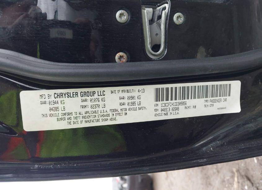 Photo 9 of 2013 Dodge Dart LIMITED (VIN 1C3CDFCH1DD309856)