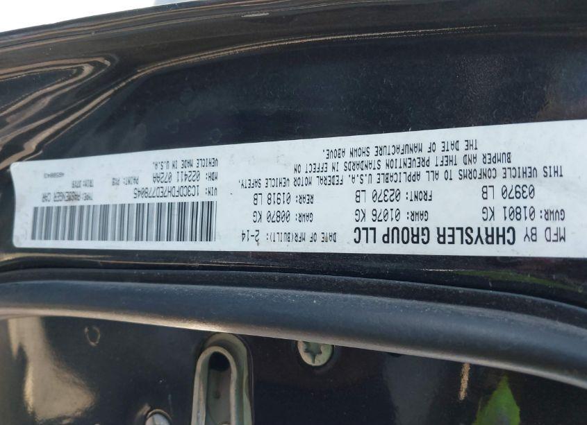 Photo 9 of 2014 Dodge Dart AERO (VIN 1C3CDFDH7ED778045)