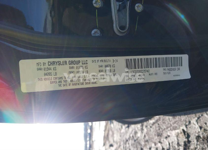 Photo 9 of 2014 Dodge Dart GT (VIN 1C3CDFEB3ED797461)