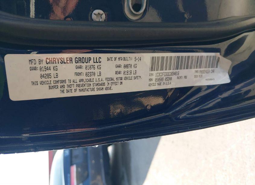 Photo 9 of 2014 Dodge Dart GT (VIN 1C3CDFEB3ED834816)