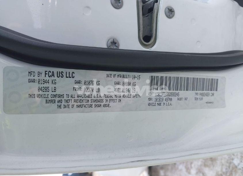 Photo 9 of 2016 Dodge Dart GT (VIN 1C3CDFEB3GD593245)