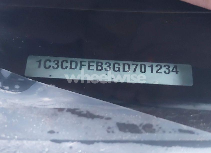 Photo 9 of 2016 Dodge Dart GT (VIN 1C3CDFEB3GD701234)