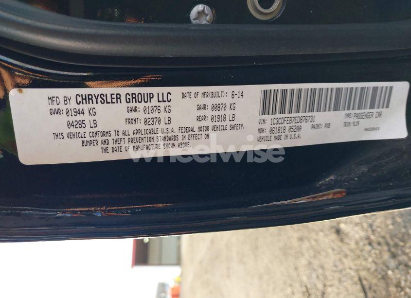 Photo 9 of 2014 Dodge Dart GT (VIN 1C3CDFEB7ED876731)