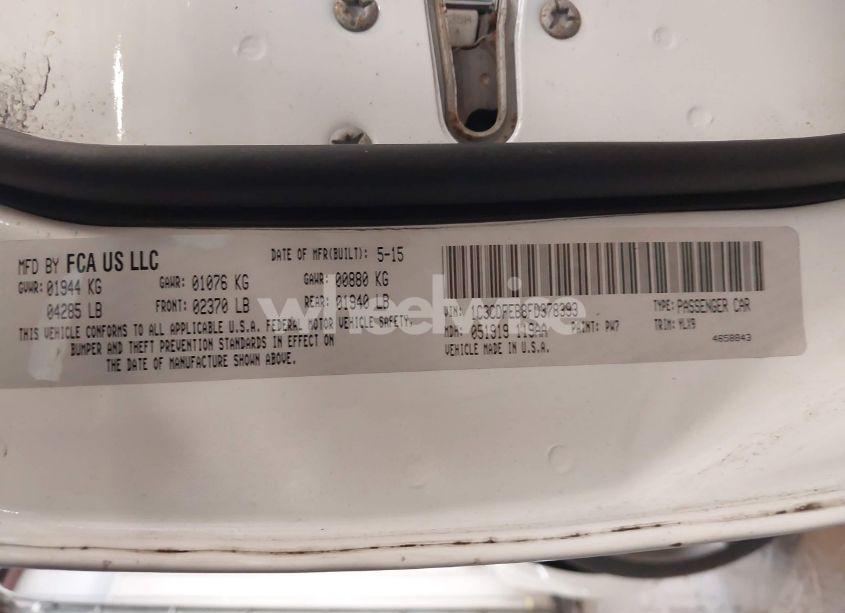 Photo 9 of 2015 Dodge Dart GT (VIN 1C3CDFEB8FD378393)