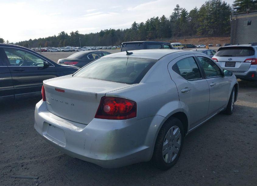 Photo 4 of 2012 Dodge Avenger SE (VIN 1C3CDZAB0CN122701)